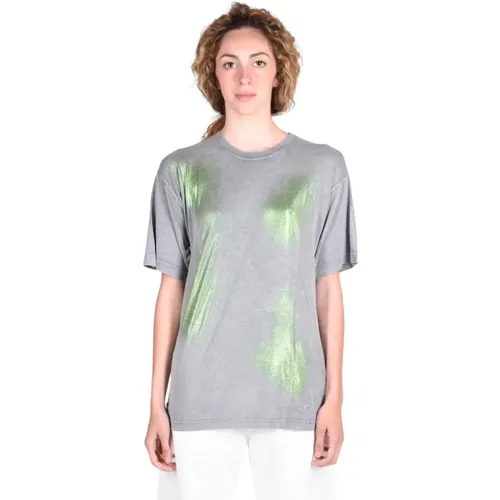 Casual Baumwollmischung T-Shirts , Damen, Größe: M - Diesel - Modalova