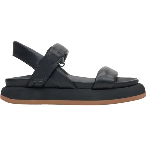 Damen Weiche Schwarze Sandalen Er00115111 , Damen, Größe: 36 EU - Estro - Modalova