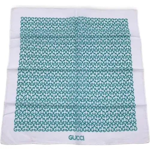 Pre-owned Cotton scarves , female, Sizes: ONE SIZE - Gucci Vintage - Modalova