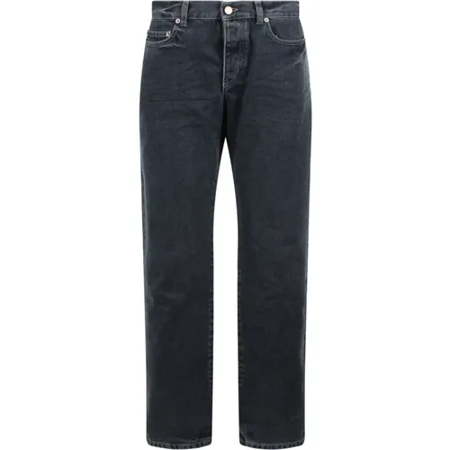 Dark Slim Fit Denim Jeans , male, Sizes: W31, W32, W33, W34 - Saint Laurent - Modalova