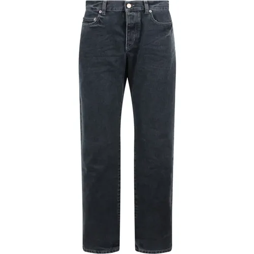 Dark Slim Fit Denim Jeans , male, Sizes: W32, W33 - Saint Laurent - Modalova