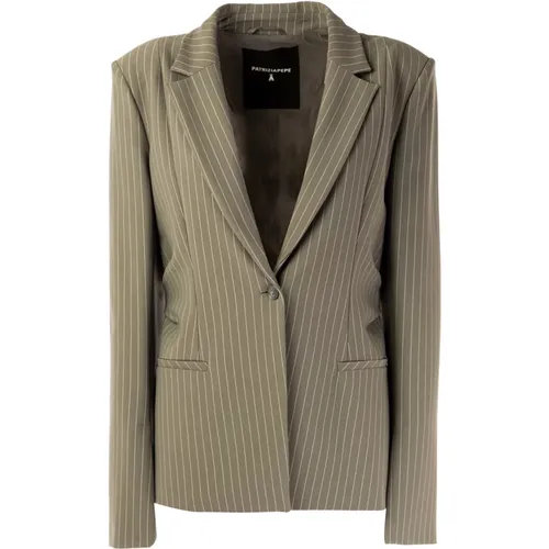 Gestreifter Damen Blazer Jacke , Damen, Größe: XL - PATRIZIA PEPE - Modalova