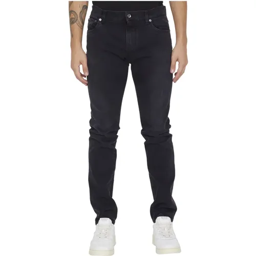 Denim Skinny Jeans Aw23 , male, Sizes: M - Dolce & Gabbana - Modalova