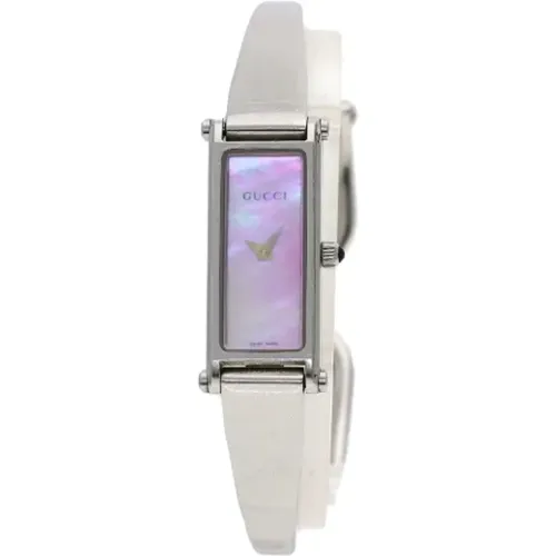 Pre-owned Stainless Steel watches , female, Sizes: ONE SIZE - Gucci Vintage - Modalova