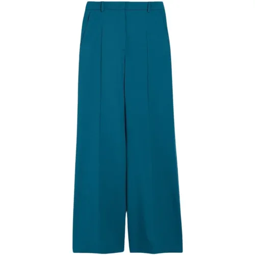 Sonale Wollmischung Weite Beinhose , Damen, Größe: 2XS - Max Mara Weekend - Modalova