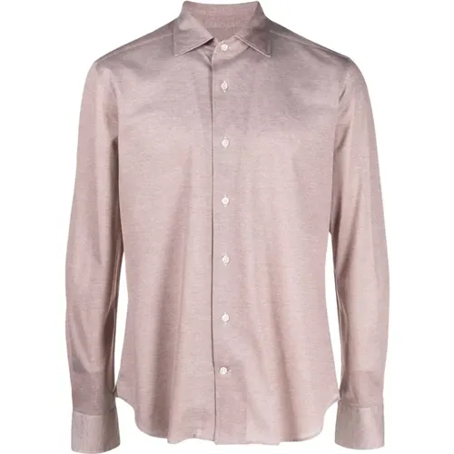 Cotton shirt , male, Sizes: M - Corneliani - Modalova