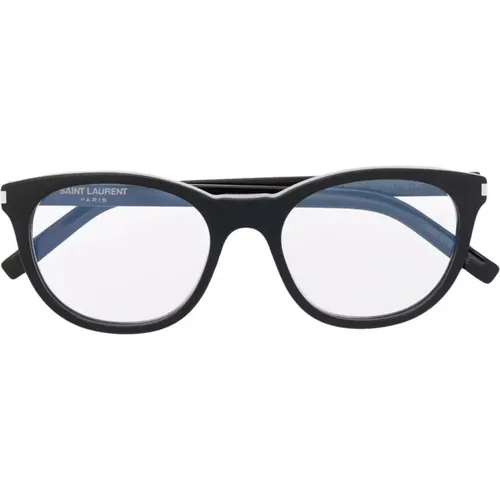 Schwarze lässige Sonnenbrille , Damen, Größe: 53 MM - Saint Laurent - Modalova