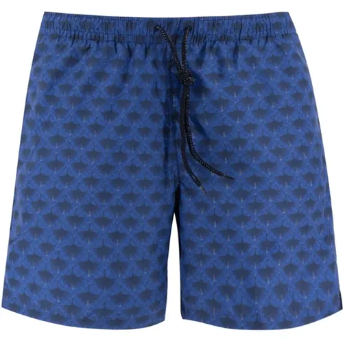 Abstract Pattern Swimwear Boxer Shorts , male, Sizes: 2XL, XL, M - Drumohr - Modalova