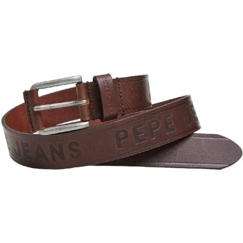 Vintage Leather Belt Urban Style , male, Sizes: 100 CM, 95 CM - Pepe Jeans - Modalova