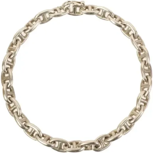 Pre-owned Silver bracelets , female, Sizes: ONE SIZE - Hermès Vintage - Modalova