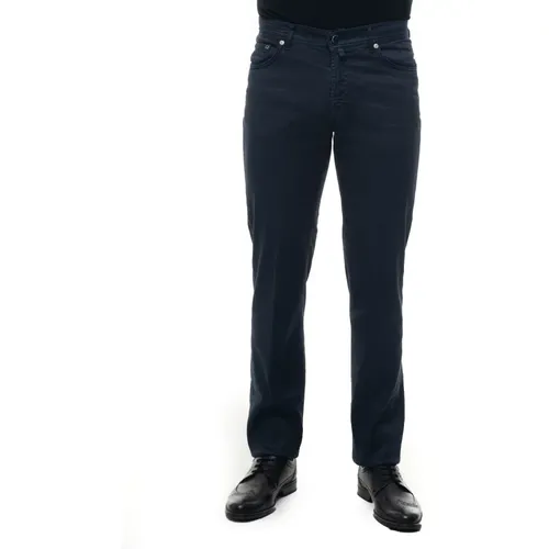 Slim Fit 5-Pocket Trousers , male, Sizes: W33, W36, W32, W40 - Kiton - Modalova