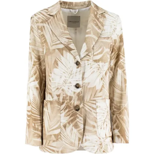 Women's Clothing Jackets & Coats Beige Ss24 , female, Sizes: S, M, XL - Ermanno Scervino - Modalova