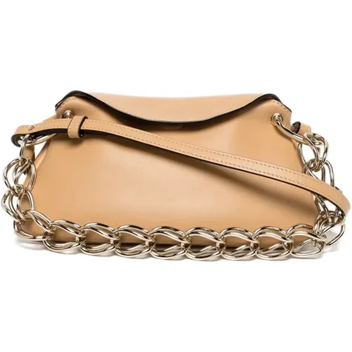Leather Chain Shoulder Bag , female, Sizes: ONE SIZE - Chloé - Modalova