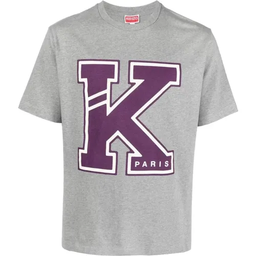 Print T-Shirt für Männer , Herren, Größe: L - Kenzo - Modalova