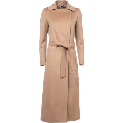 Belted Coats , female, Sizes: M - Herno - Modalova