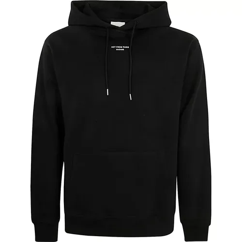 Klassischer Taschen-Slogan-Hoodie - Drole de Monsieur - Modalova