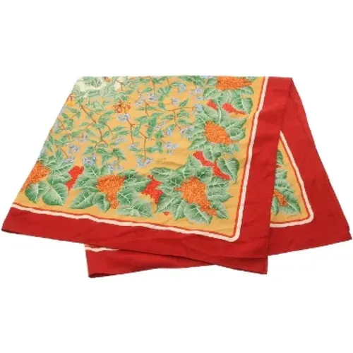 Pre-owned Canvas scarves , female, Sizes: ONE SIZE - Hermès Vintage - Modalova