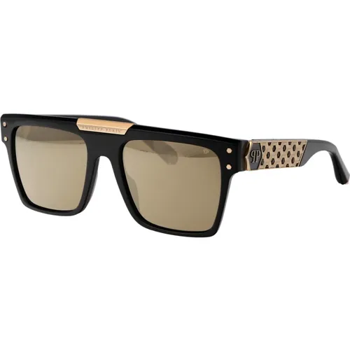 Stylish Sunglasses Spp080 , male, Sizes: 55 MM - Philipp Plein - Modalova