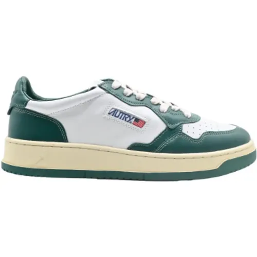 Mountain Green Low Top Sneakers , male, Sizes: 11 UK, 8 UK, 7 UK, 9 UK - Autry - Modalova