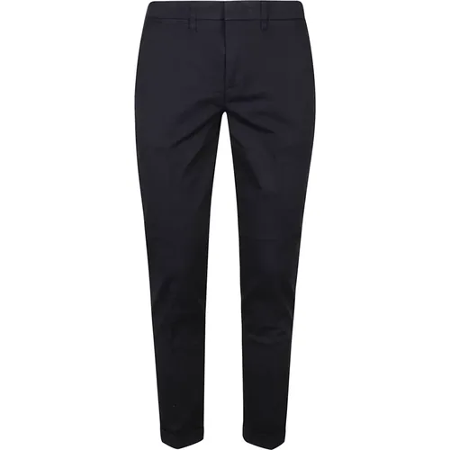 Galassia Dark Capri Classic Pant , male, Sizes: W31 - Fay - Modalova