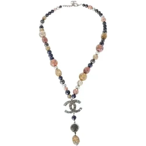 Pre-owned Fabric necklaces , female, Sizes: ONE SIZE - Chanel Vintage - Modalova