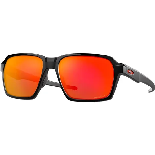 Parlay Sungles Matte /Prizm Ruby , male, Sizes: 58 MM - Oakley - Modalova