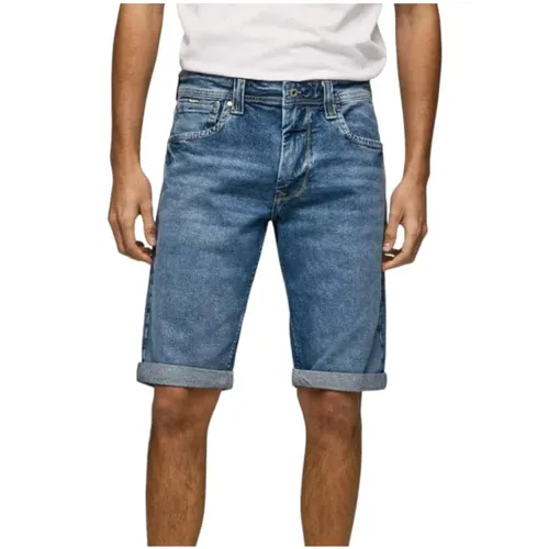 Denim Bermuda Shorts für den Sommer , Herren, Größe: W30 - Pepe Jeans - Modalova