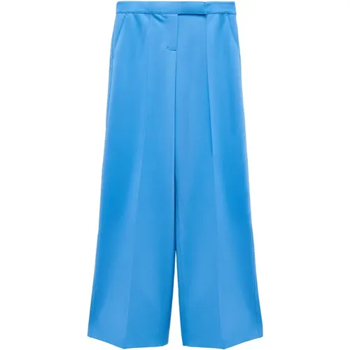 Blaue Milano Hose mit Taschen , Damen, Größe: L - dorothee schumacher - Modalova