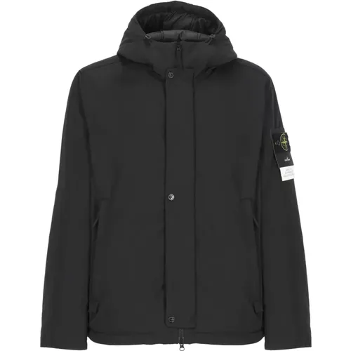 Hooded Jacket with Zip Pockets , male, Sizes: M - Stone Island - Modalova