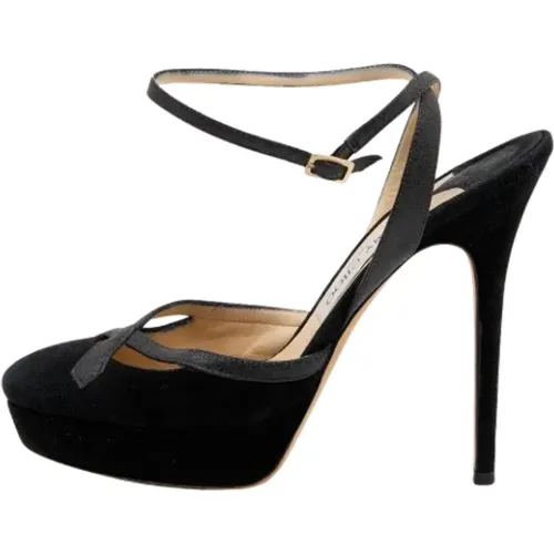 Pre-owned Suede sandals , female, Sizes: 6 UK - Jimmy Choo Pre-owned - Modalova