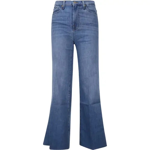 Moderne Dojo Tailorless Skylight Jeans , Damen, Größe: W25 - 7 For All Mankind - Modalova