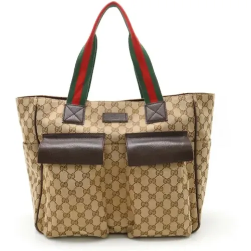 Pre-owned Canvas totes , female, Sizes: ONE SIZE - Gucci Vintage - Modalova