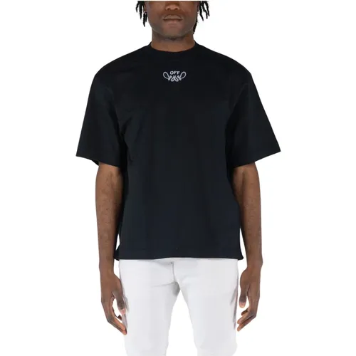 Arrow Skate Bandana T-Shirt , Herren, Größe: XL - Off White - Modalova