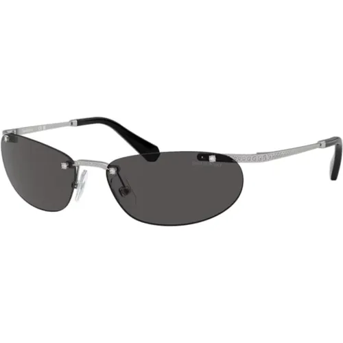 Silberne Sonnenbrille für den täglichen Gebrauch - Swarovski - Modalova