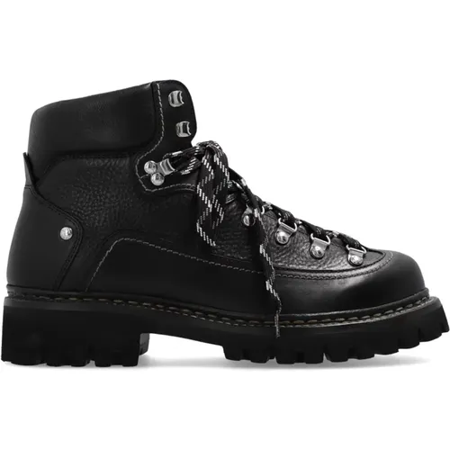 ‘Canadian’ leather ankle boots , male, Sizes: 7 1/2 UK, 8 UK, 9 UK, 10 UK, 7 UK, 9 1/2 UK - Dsquared2 - Modalova