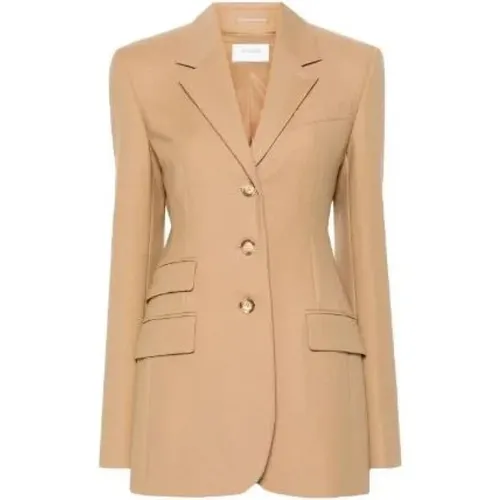 Maßgeschneiderter Blazer aus Biskuitwolleflanell , Damen, Größe: XS - SPORTMAX - Modalova