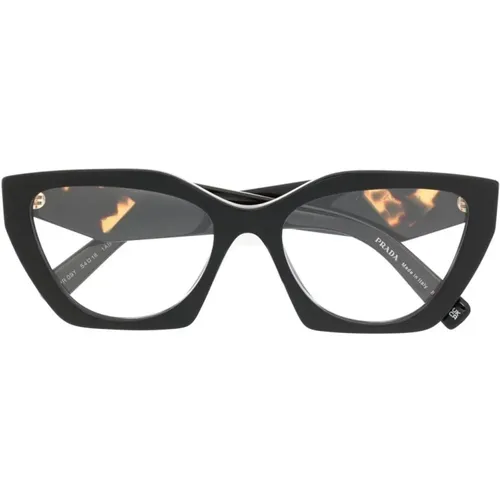Klassische Optische Brille Schwarz , Damen, Größe: 54 MM - Prada - Modalova
