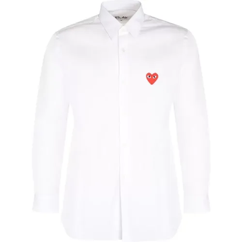 Casual Shirts , Herren, Größe: M - Comme des Garçons Play - Modalova