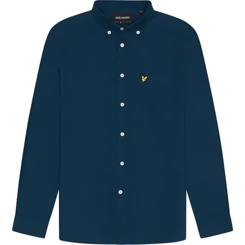 Oxford Hemd , Herren, Größe: 2XL - Lyle & Scott - Modalova