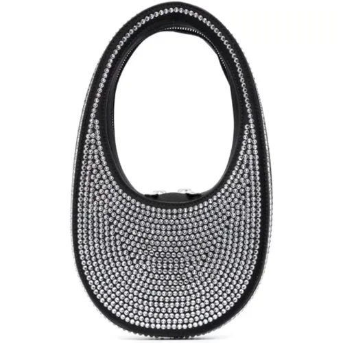 Mini Swipe Crystal-Embellished Bag , female, Sizes: ONE SIZE - Coperni - Modalova