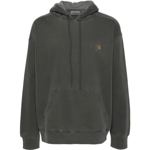 Grey Sweater with Drawstring Hood , male, Sizes: L, M, S - Carhartt WIP - Modalova
