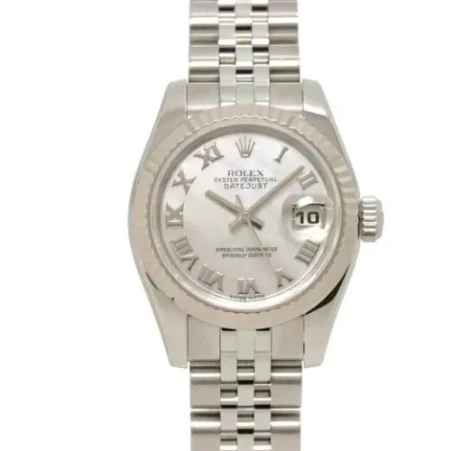 Pre-owned Stainless Steel watches , female, Sizes: ONE SIZE - Rolex Vintage - Modalova