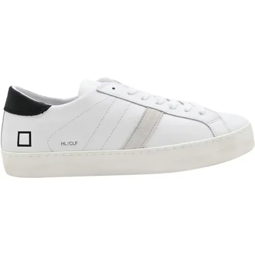 Low Calf Black Sneakers , male, Sizes: 8 UK, 9 UK, 6 UK, 10 UK, 12 UK, 7 UK, 11 UK - D.a.t.e. - Modalova