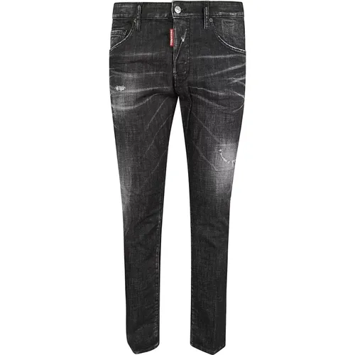 Schwarze Skater Jeans , Herren, Größe: XL - Dsquared2 - Modalova