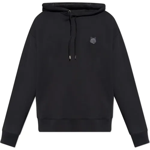 Hoodie mit Logo , Herren, Größe: L - Maison Kitsuné - Modalova