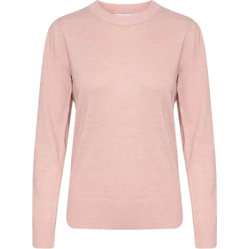 Ash Rose Melange Knit Sweater , female, Sizes: S, 2XL, XS, XL - Saint Tropez - Modalova