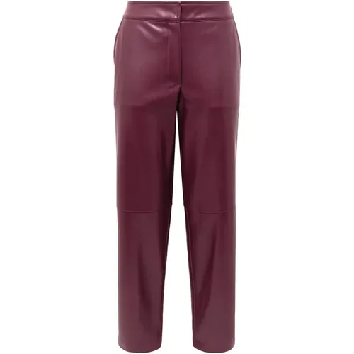 High-waisted Faux Leather Pants , female, Sizes: S - Alpha Studio - Modalova