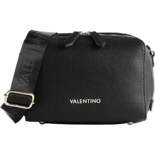 Rectangular shoulder bag with gold details , female, Sizes: ONE SIZE - Valentino by Mario Valentino - Modalova