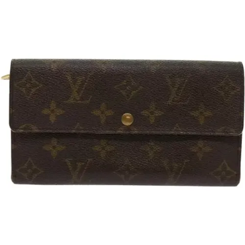 Pre-owned Canvas wallets , female, Sizes: ONE SIZE - Louis Vuitton Vintage - Modalova