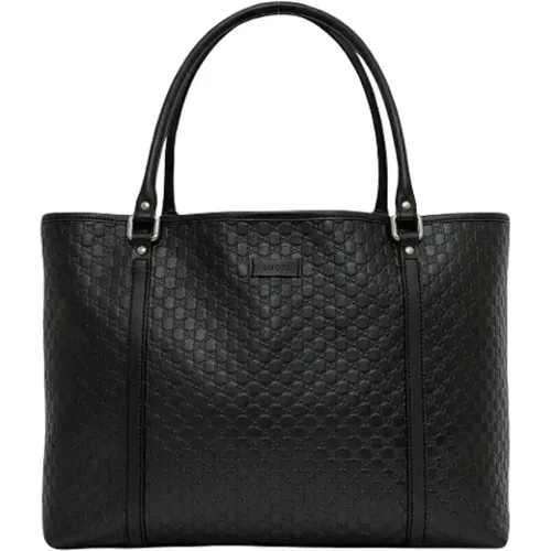 Pre-owned Leather totes , female, Sizes: ONE SIZE - Gucci Vintage - Modalova